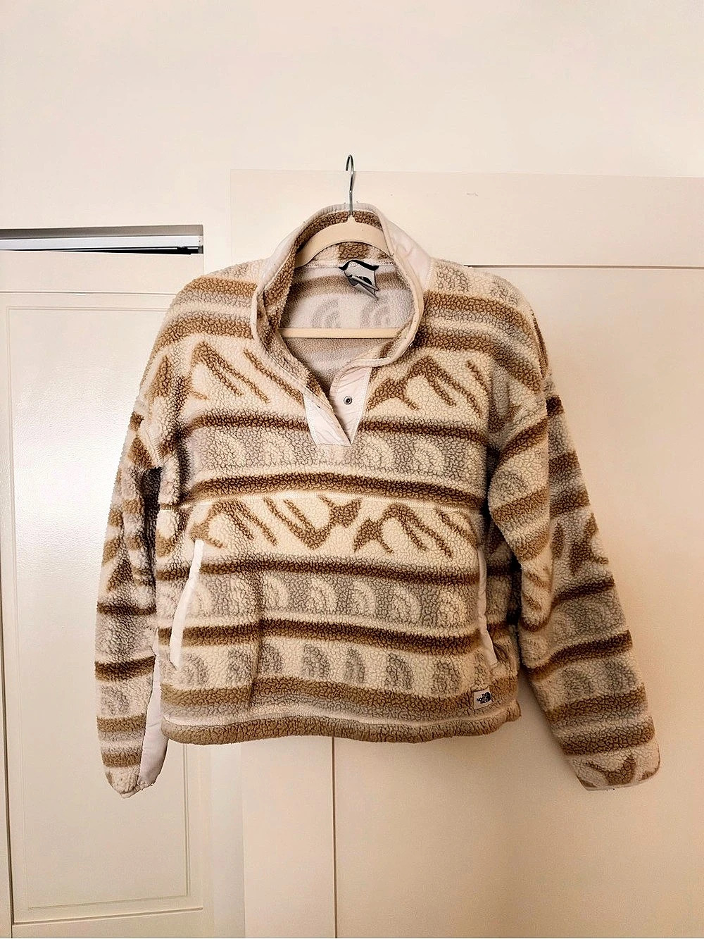 The North Face printed cragmont 1/4 zip fleece